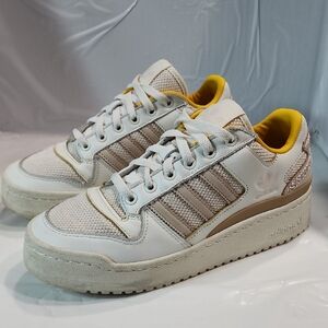 Adidas Forum Bold Stripes 'Quartz Bold Gold' sneaker. 7.5